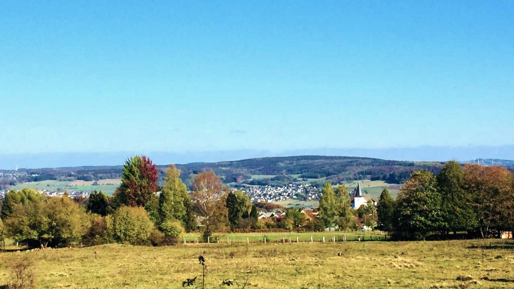 Blick auf Alpenrod im Westerwald